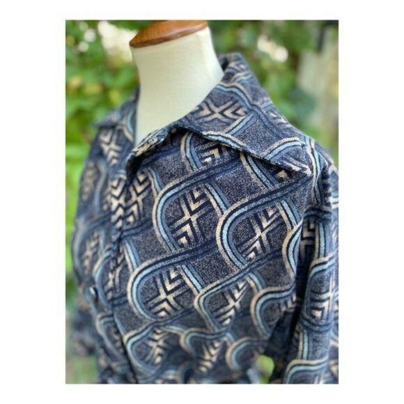 Vintage 70s Holt Renfrew Cotton Velvet Short Coat Fall Jacket - Picture 13 of 15